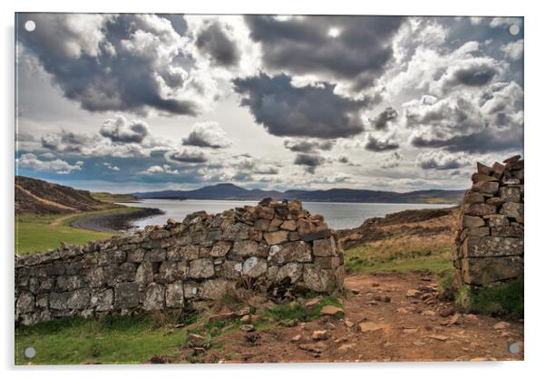 Outdoor stonerock Isle of Skye Acrylic by stuart bingham