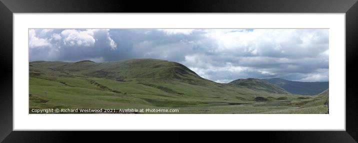 Outdoor mountain Framed Mounted Print by Richard Westwood