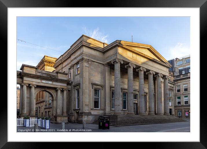  Royal Bank of Scotland, Glasgow Framed Mounted Print by Jim Monk