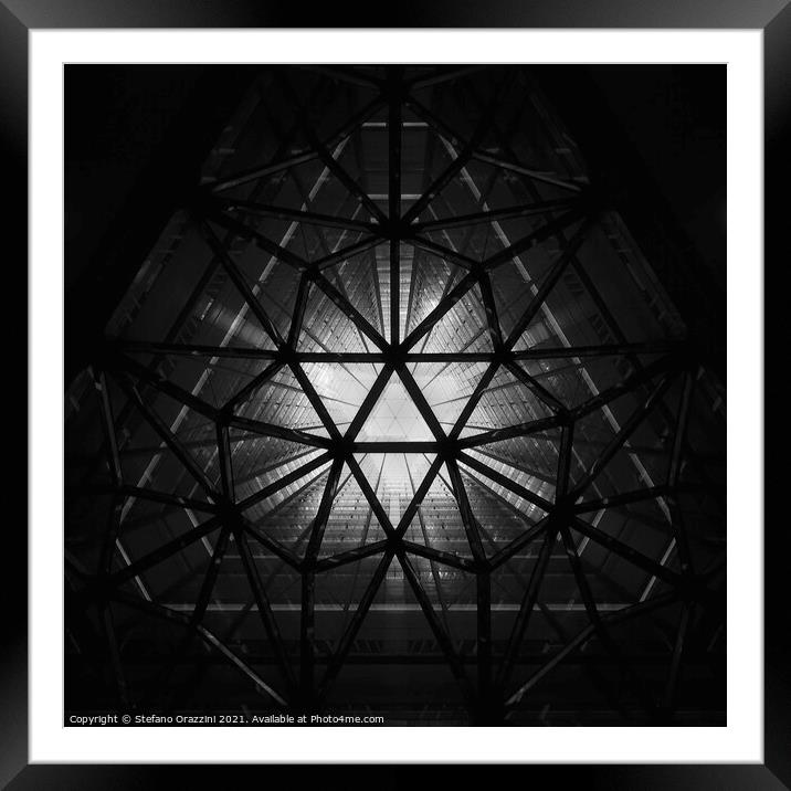 Iron Web (2010) Framed Mounted Print by Stefano Orazzini
