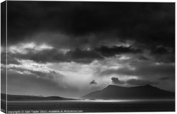 Islands in the Clouds Canvas Print by Alan Taylor