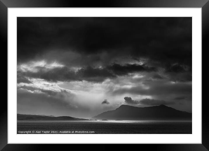 Islands in the Clouds Framed Mounted Print by Alan Taylor