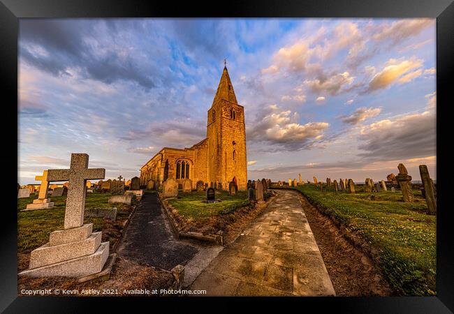 The CROSS Roads Framed Print by KJArt 