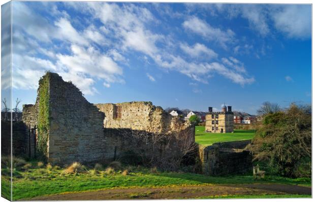 Manor Castle, Sheffield Canvas Print by Darren Galpin