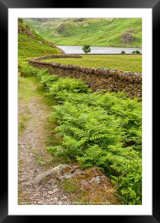 Crummock Water Framed Mounted Print by Philip Baines
