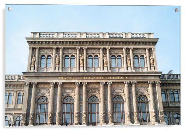 Hungarian Academy of Sciences Building in Budapest Acrylic by Dietmar Rauscher