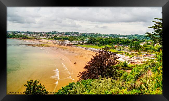 Goodrington Sands Devon Framed Print by Peter F Hunt