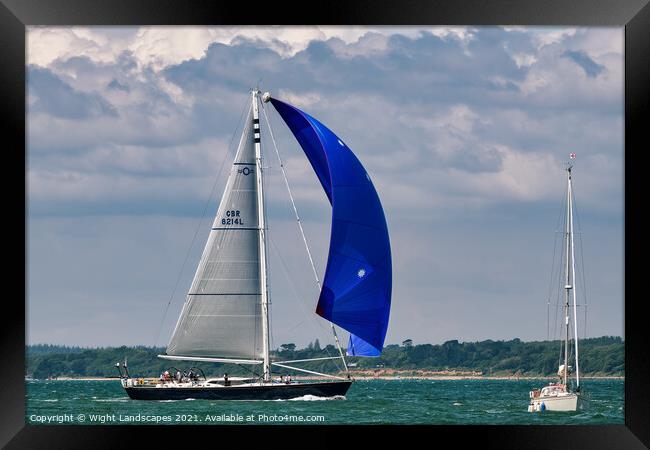 Cowes Classic Week Framed Print by Wight Landscapes