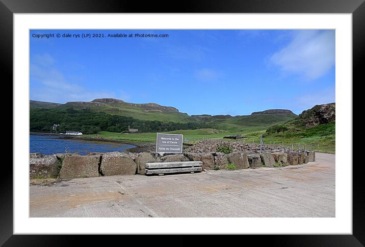 canna beach  Framed Mounted Print by dale rys (LP)