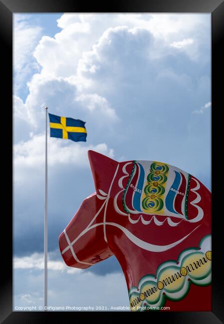 Symbolic Sweden Framed Print by DiFigiano Photography