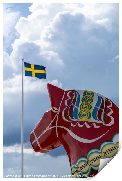 Symbolic Sweden Print by DiFigiano Photography