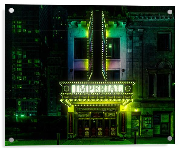 The Imperial Theater Acrylic by Chris Lord
