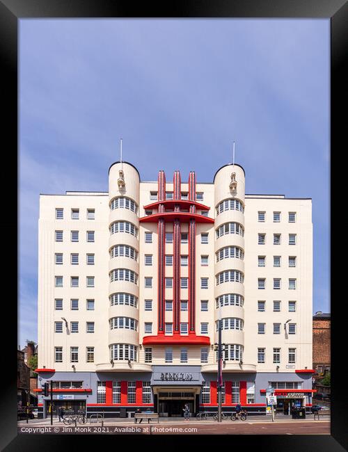 Beresford Building, Glasgow Framed Print by Jim Monk