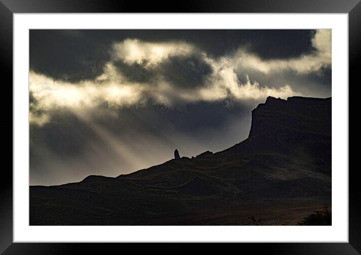 The Old Man of Storr Framed Mounted Print by Andrew Sharpe