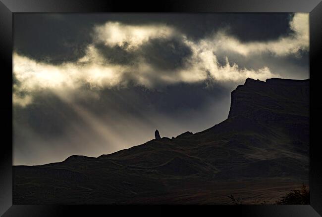 The Old Man of Storr Framed Print by Andrew Sharpe