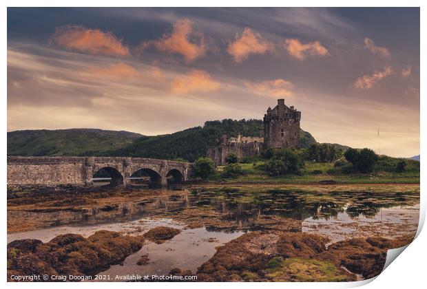 Eilean Donan Castle Print by Craig Doogan