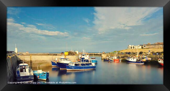 Seahouses Framed Print by Colin Chipp