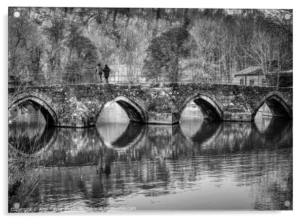 Barton Bridge at Bradford-on-Avon Acrylic by Alan Taylor