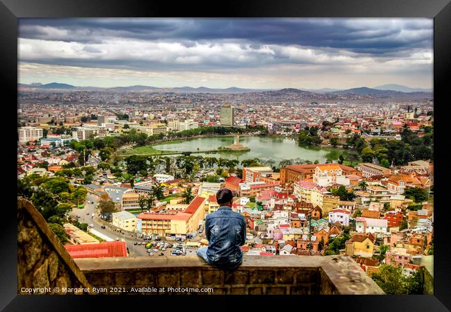 Towering over Antananarivo Framed Print by Margaret Ryan