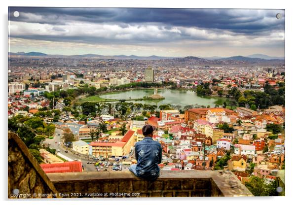 Towering over Antananarivo Acrylic by Margaret Ryan