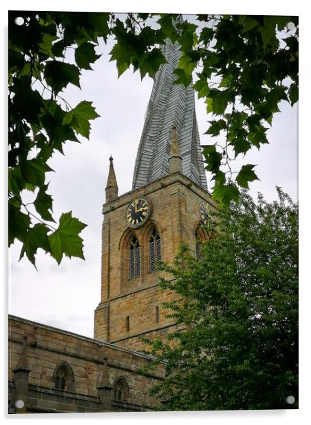 The Crooked Spire  Acrylic by Michael South Photography