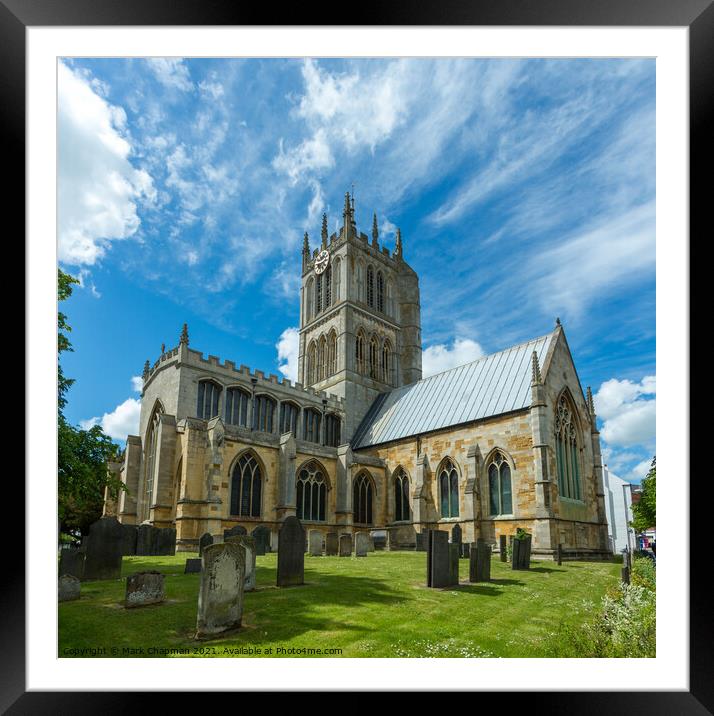 St Mary's Church, Melton Mowbray Framed Mounted Print by Photimageon UK