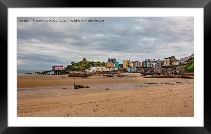 Tenby  Framed Mounted Print by RICHARD MOULT