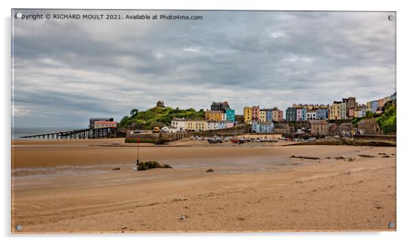 Tenby  Acrylic by RICHARD MOULT