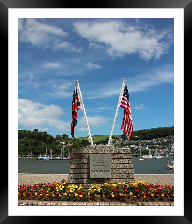 D Day Remembrance Framed Mounted Print by Stephen Hamer