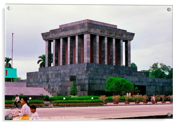 Ho Chi Minh Mausoleum, Hanoi Acrylic by Nathalie Hales