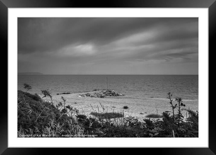Highcliffe Beach, Dorset Framed Mounted Print by KB Photo
