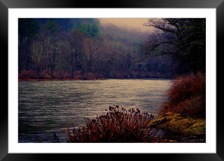 Light On The River Framed Mounted Print by Chris Lord