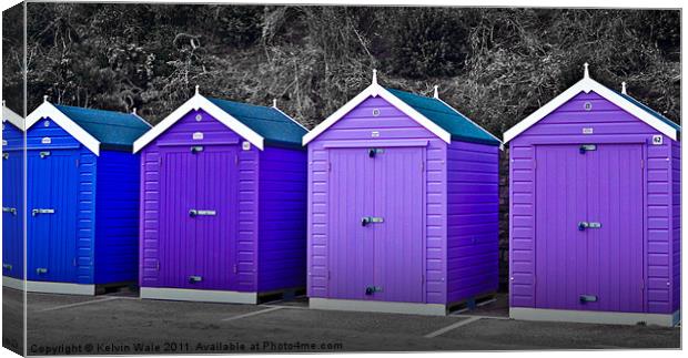 Beach Huts Canvas Print by Kelvin Futcher 2D Photography