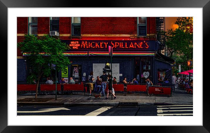 Mickey Spillane's  Framed Mounted Print by Chris Lord