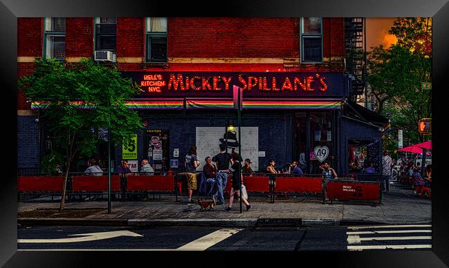 Mickey Spillane's  Framed Print by Chris Lord