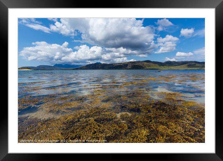 Loch Eishort seaweed  and Cuillin, Skye Framed Mounted Print by Photimageon UK