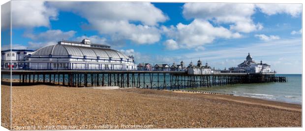 Eastbourne Pier in 2011 (before fire) Canvas Print by Photimageon UK