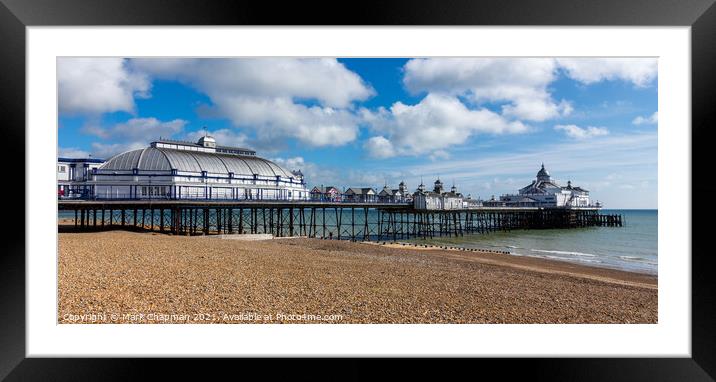 Eastbourne Pier in 2011 (before fire) Framed Mounted Print by Photimageon UK