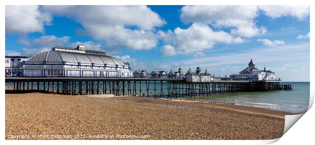 Eastbourne Pier in 2011 (before fire) Print by Photimageon UK