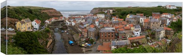 Staithes Canvas Print by Alan Tunnicliffe