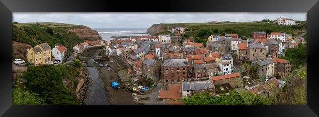 Staithes Framed Print by Alan Tunnicliffe