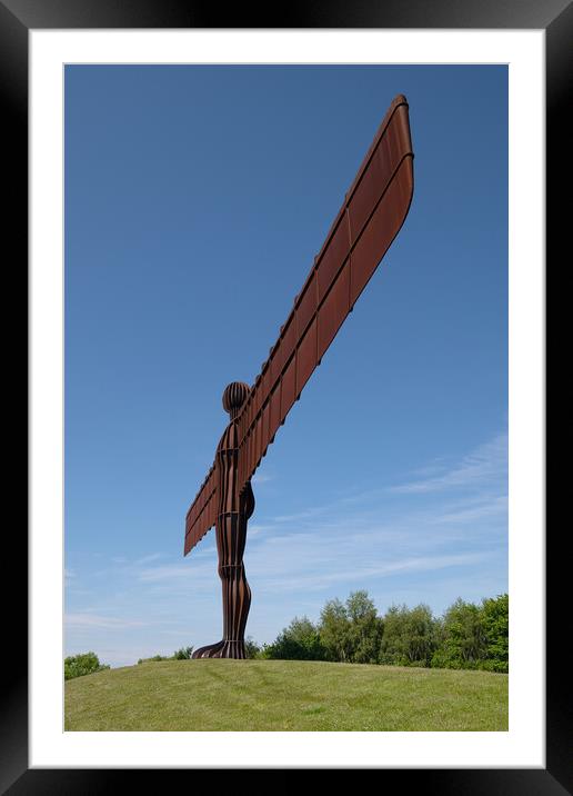 Angel of the north Framed Mounted Print by Alan Tunnicliffe
