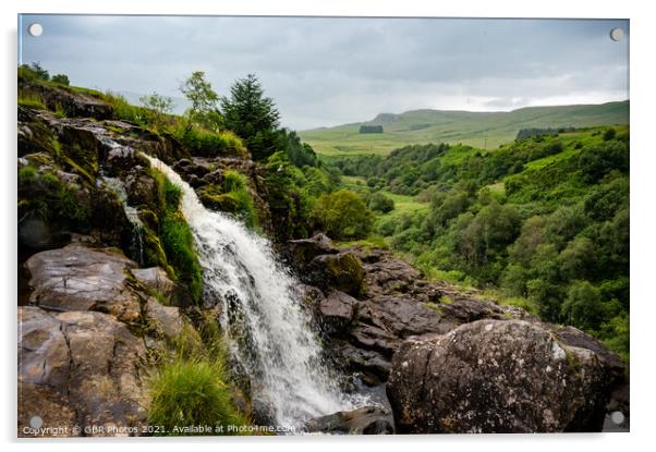 Fintry Loup Waterfall Acrylic by GBR Photos