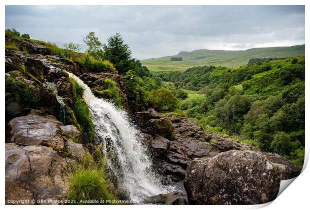 Fintry Loup Waterfall Print by GBR Photos