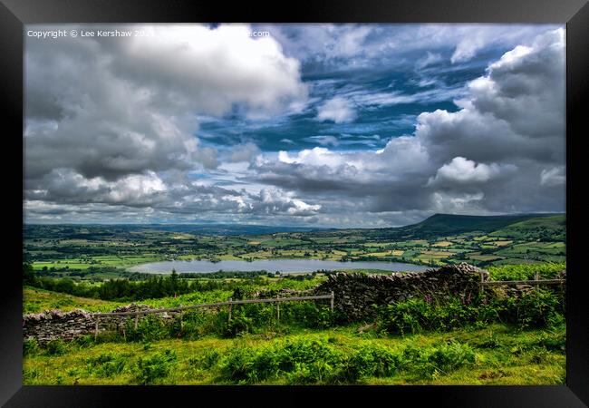 Langorse Lake Framed Print by Lee Kershaw