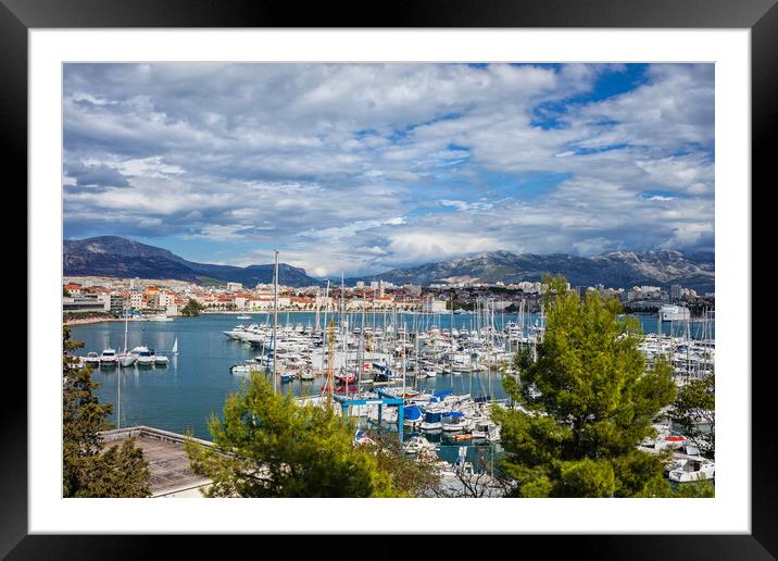 City of Split in Croatia Framed Mounted Print by Artur Bogacki