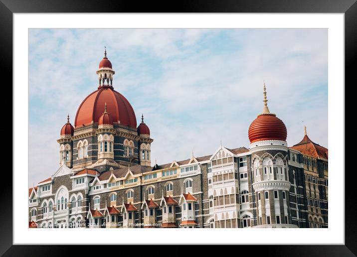 Taj Mahal Palace in Mumbai Framed Mounted Print by Sanga Park