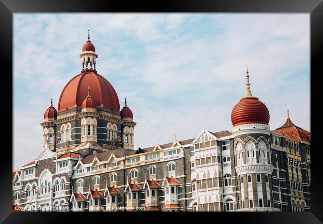 Taj Mahal Palace in Mumbai Framed Print by Sanga Park