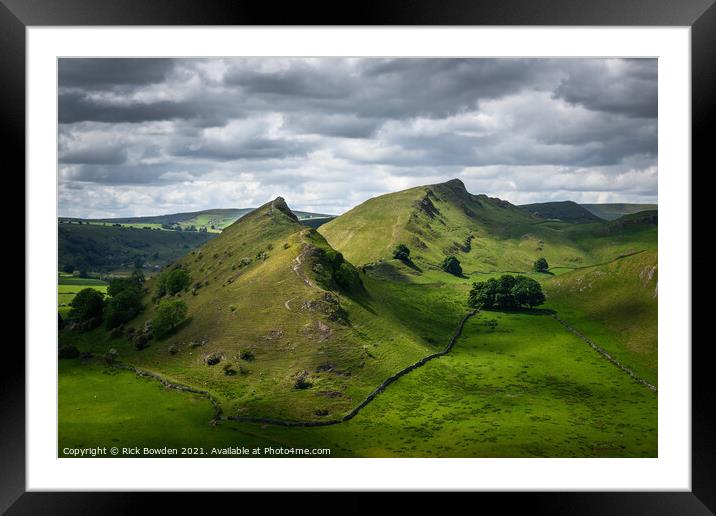 Parkhouse and Chrome Hill Framed Mounted Print by Rick Bowden