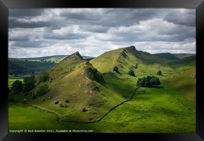 Parkhouse and Chrome Hill Framed Print by Rick Bowden